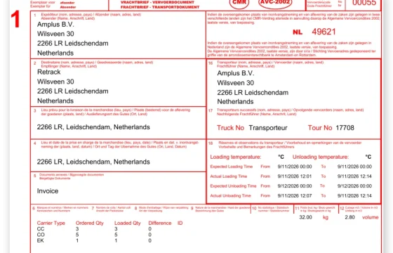 Wat is een CMR-vrachtbrief?
